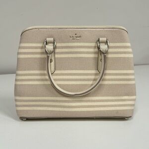 Kate Spade Larchmont Avenue Fabric Stripe Evangelie Purse